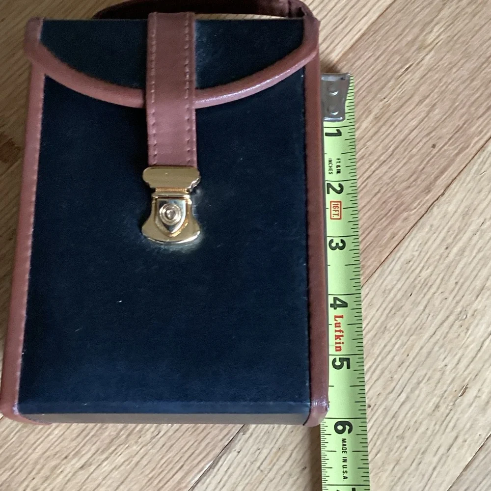 Chic Black and Brown Travel Jewelry Bag - Picture 8 of 10